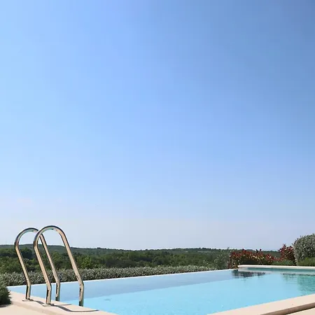 Volare Cantare With 2 Bedroom A Heated Pool And Panoramic View Near Buje, Istra Dom wakacyjny *