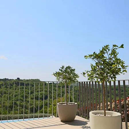 Сasa de vacaciones Volare Cantare With 2 Bedroom A Heated Pool And Panoramic View Near Buje, Istra